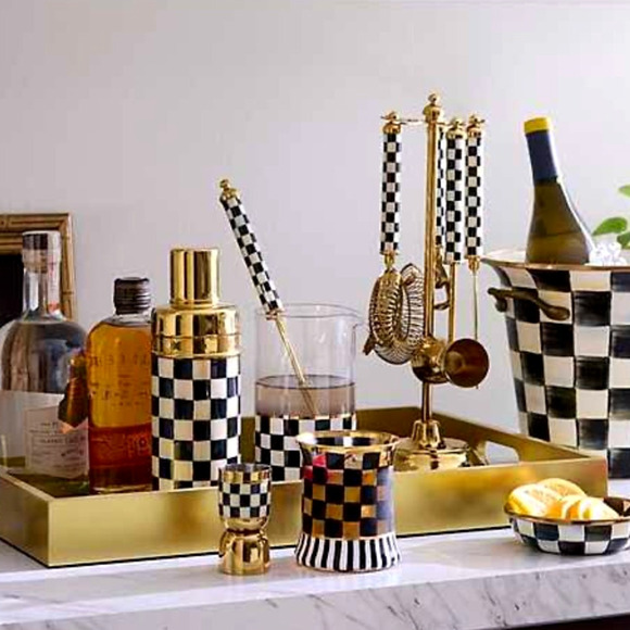 Brand New MacKenzie-Childs Twilight Toile Tray - Picture 3 of 3